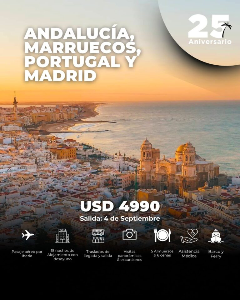 ANDALUCÍA, MARRUECOS, PORTUGAL Y MADRID