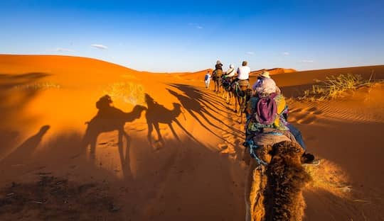 caminata en camellos marruecos