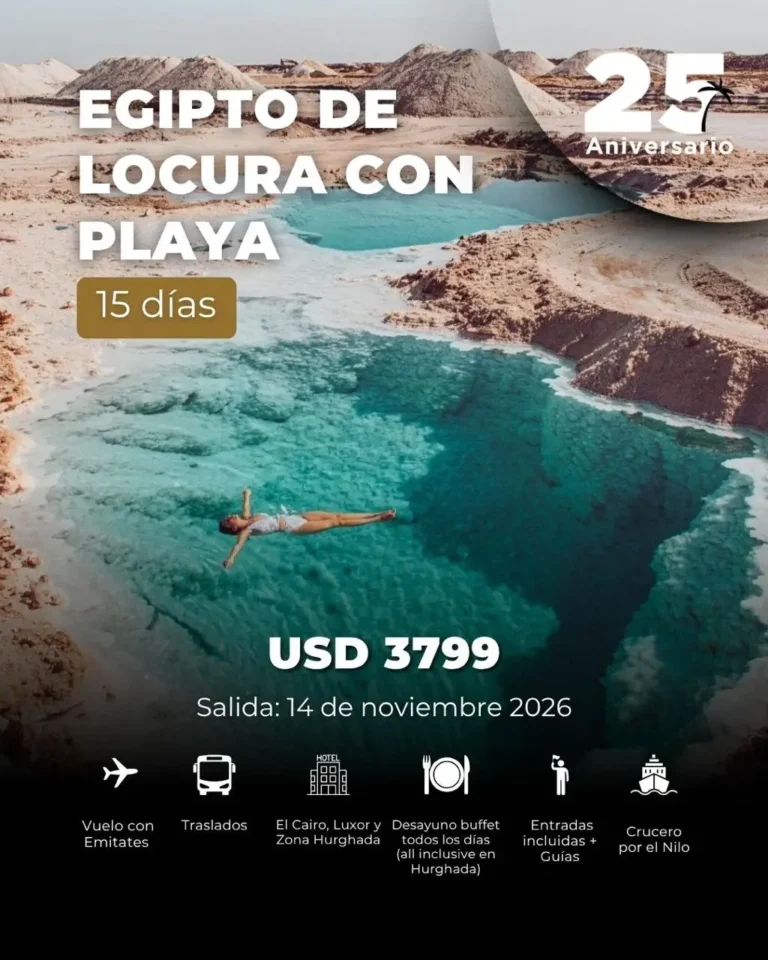 EGIPTO DE LOCURA CON PLAYA