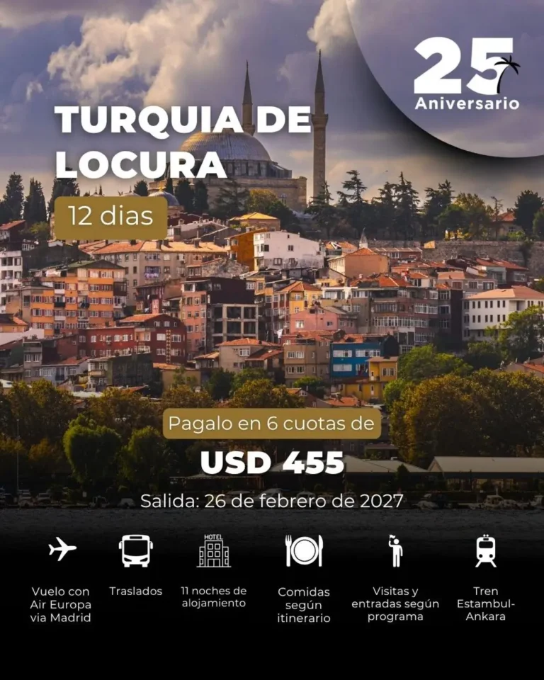 TURQUÍA DE LOCURA – SALIDA GRUPAL DESDE BUENOS AIRES